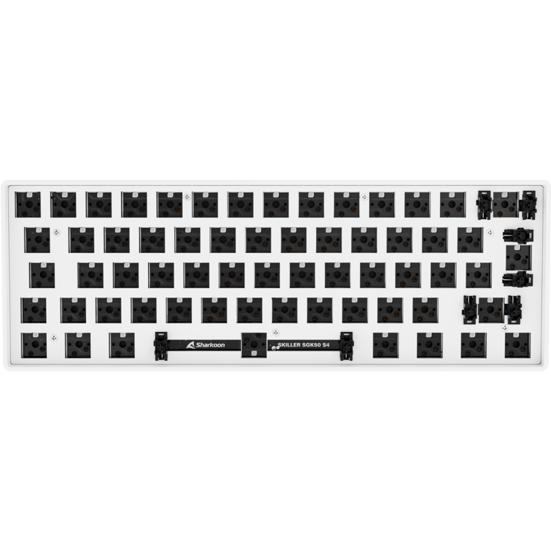 Sharkoon SKILLER SGK50 S4 Barebone Gaming-Tastatur, weiß, ISO-Layout