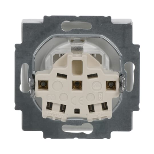 Busch-Jaeger Steckdosen-Einsatz Schutzkontakt Steckdose 2 Pole plus Erde 16