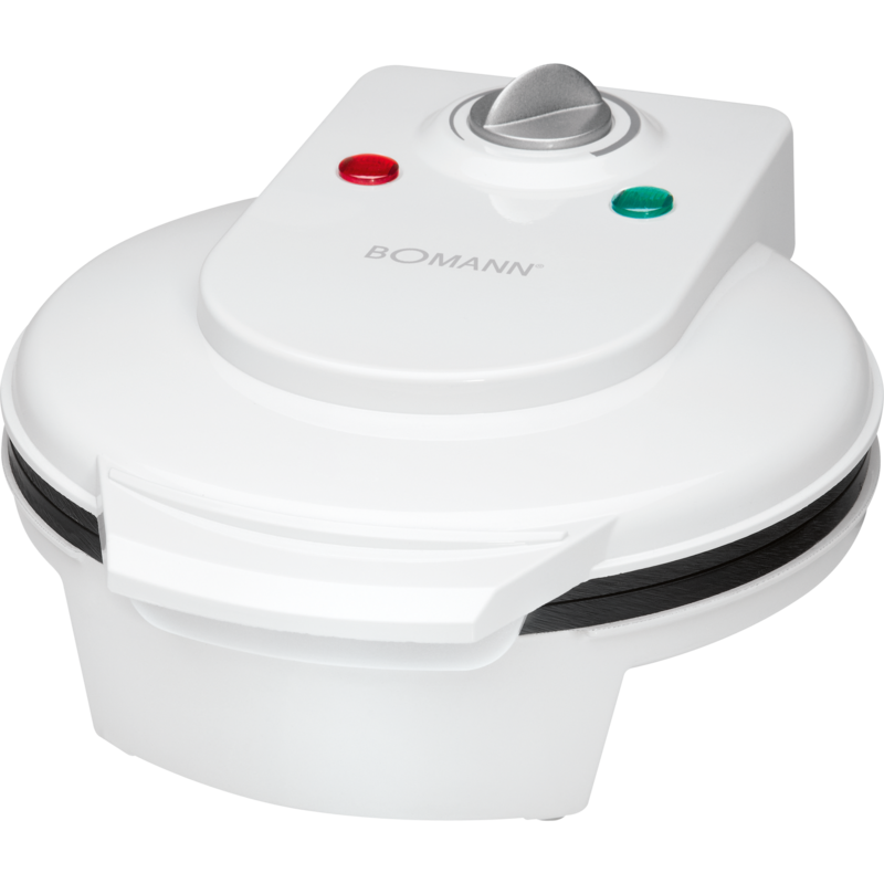 Bomann Waffeleisen WA 5018 CB, weiß, 1.200 Watt