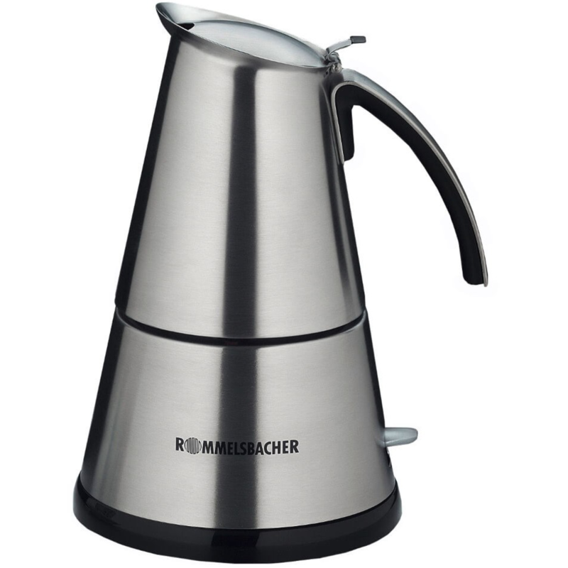 Rommelsbacher EKO 366/E Elpresso deLuxe Espressomaschine, edelstahl