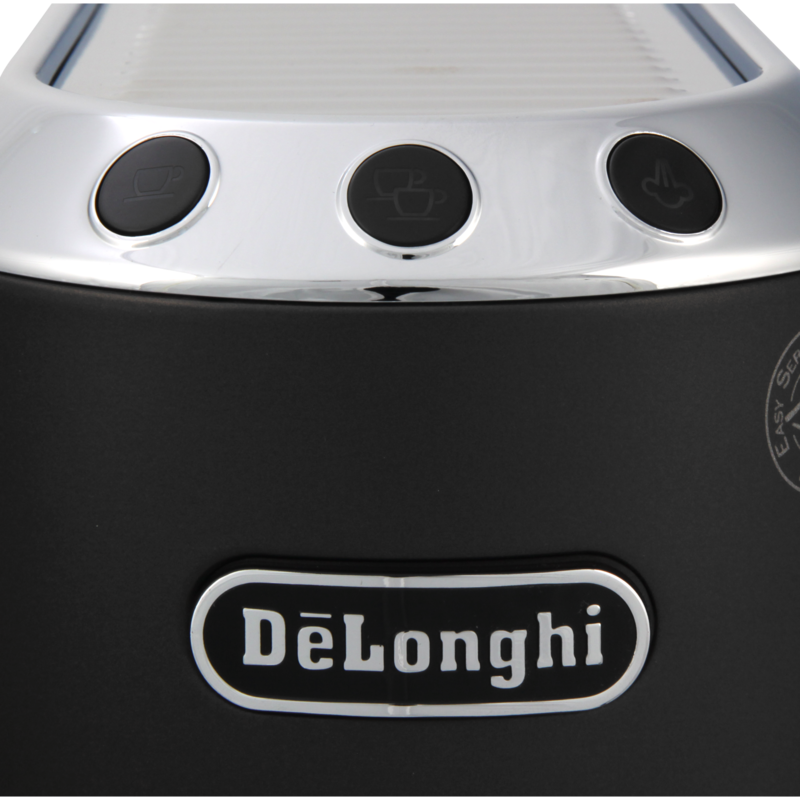 DeLonghi Dedica Style EC 685.BK Espressomaschine, schwarz/silber (glänzend), Gebraucht