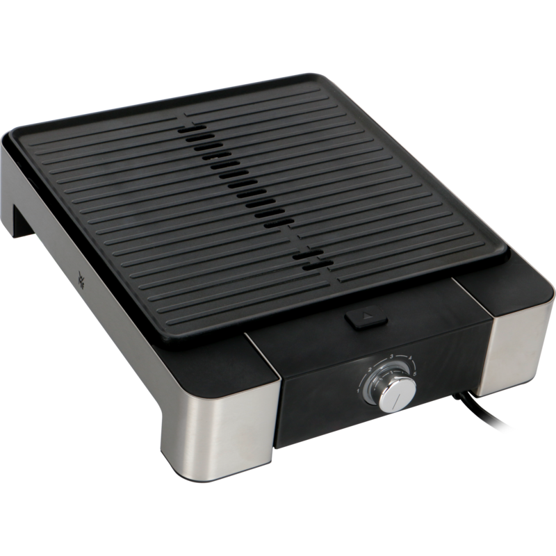 WMF Lono Quadro Grill, edelstahl/schwarz, 1.250 Watt