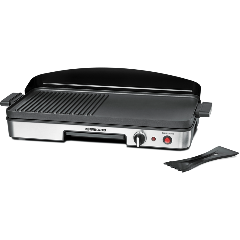Rommelsbacher Elektrogrill BBQ 2003 Grill, schwarz/edelstahl, 1.900 Watt