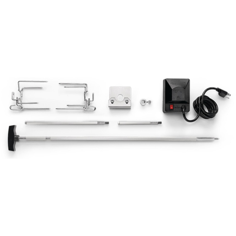 Napoleon Rotisserie Heavy Duty Grillspieß, edelstahl/schwarz, für Rogue Serie