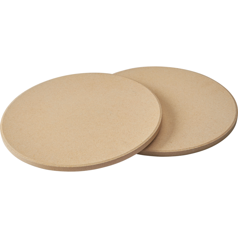 Napoleon 2er-Set Pizzasteine für TravelQ, beige, Ø 25,4cm