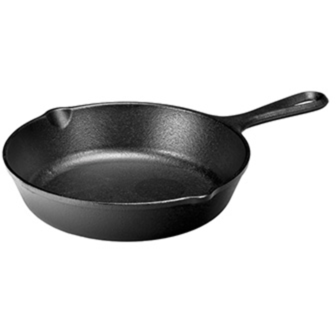 Lodge Bratpfanne L5SK3 mit Stiel Pfanne, schwarz, Ø 20,3cm