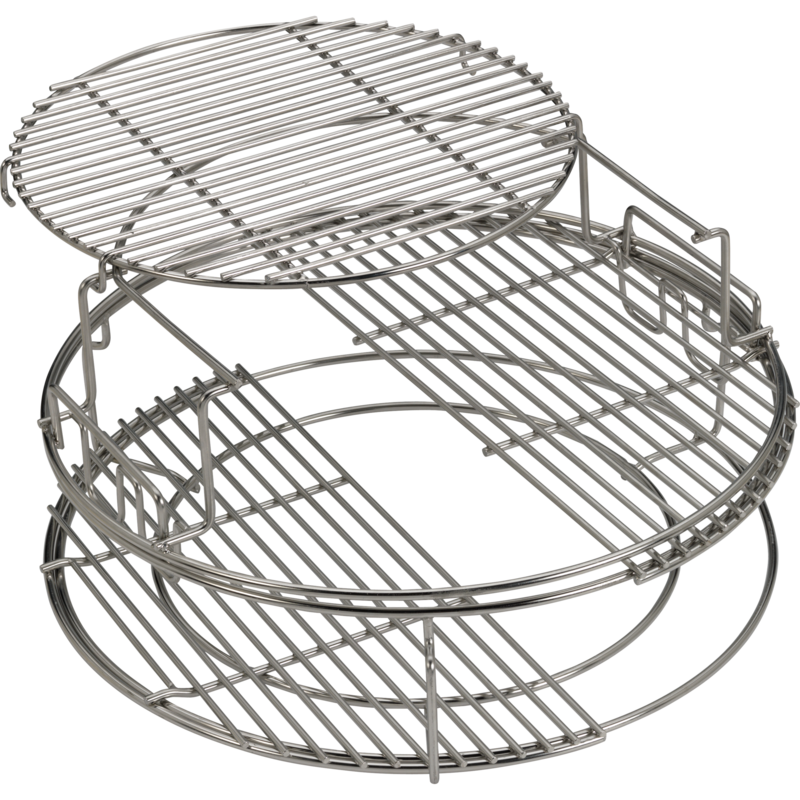 Big Green Egg EGGspander Kit Large Grillrost, edelstahl, 5-teilig, für Big Green