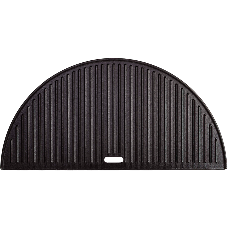 Kamado Joe Gusseisen Grillplatte halbrund BJ Grillrost, schwarz, für Kamado Big