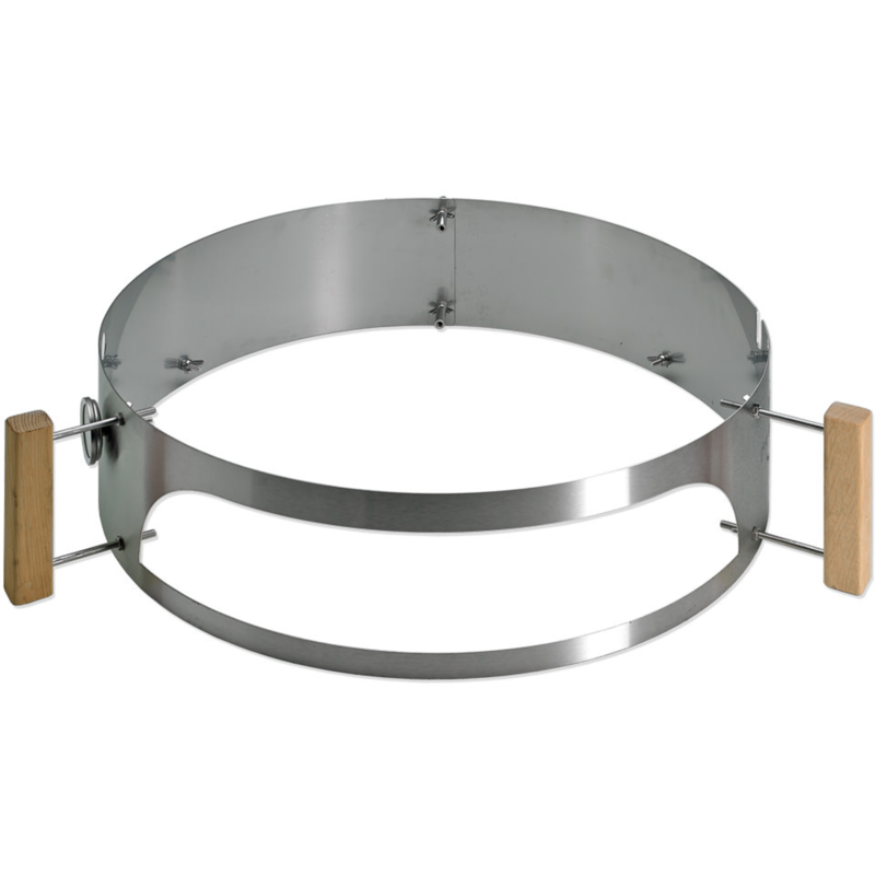 Moesta Smokin' PizzaRing für 57cm Kugelgrill Pizzaring, silber