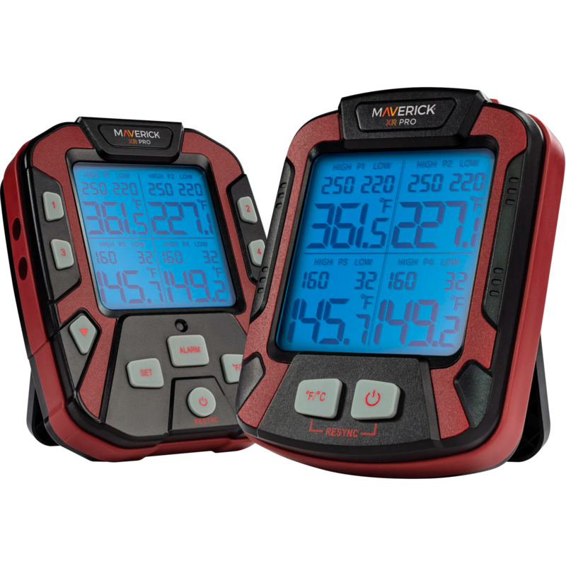 Maverick BBQ & Smoker Thermometer XR-50, rot/schwarz