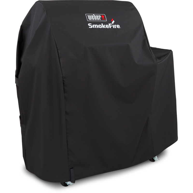 Weber Premium Haube Schutzhaube, grau, Weber SmokeFire EX4 Holzpellet-Grill