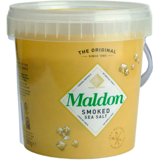 Maldon Sea Salt Smoked Sea Salt Gewürz, 500 g, Eimer