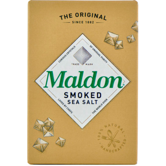 Maldon Sea Salt Smoked Sea Salt Gewürz, 125 g, Faltschachtel