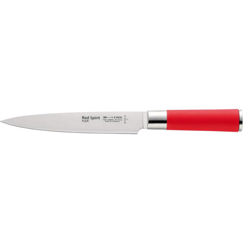 DICK Red Spirit Filetiermesser, flexibel, 18cm Messer, rot/silber