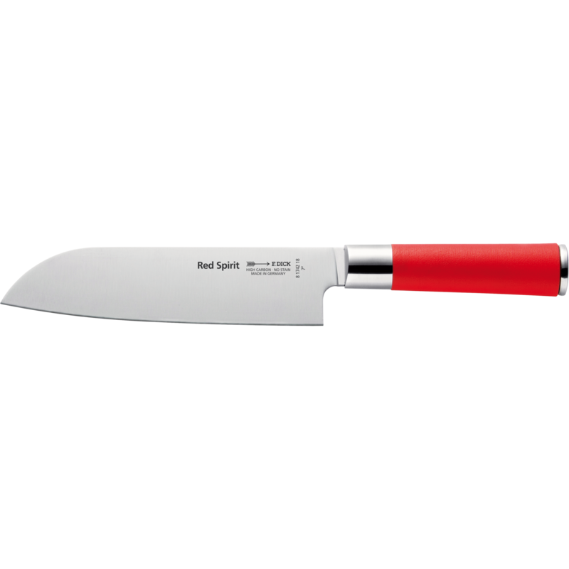 DICK Red Spirit Santoku, 18cm Messer, rot/silber