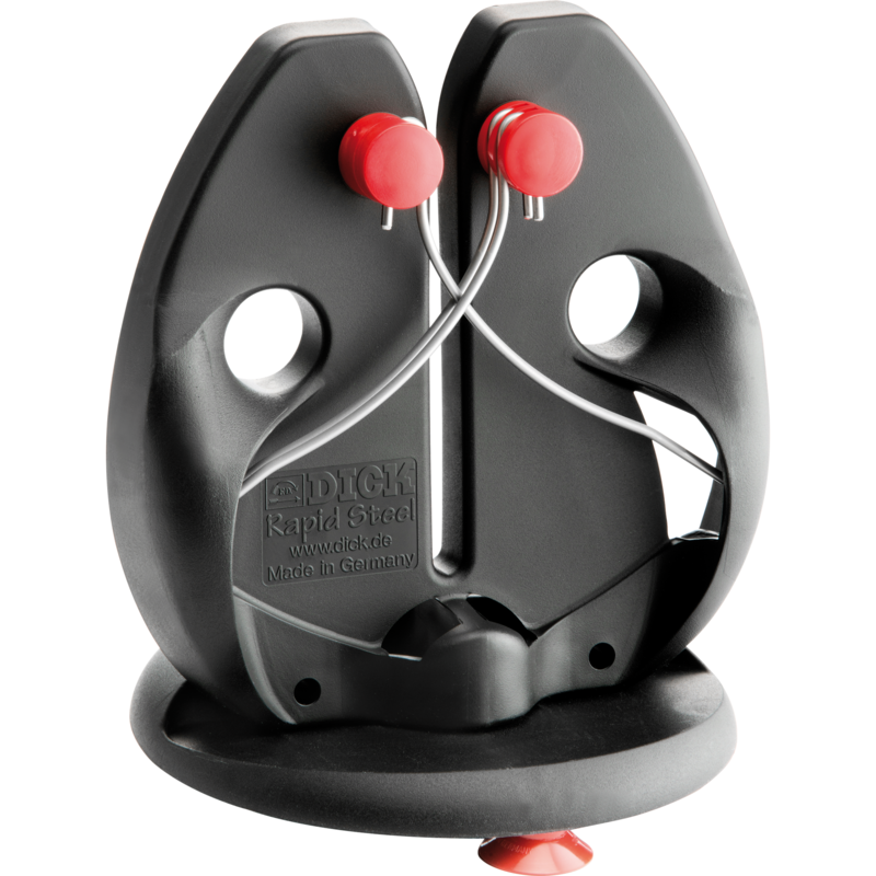 DICK Rapid Steel Action Set Messerschärfer, schwarz/rot