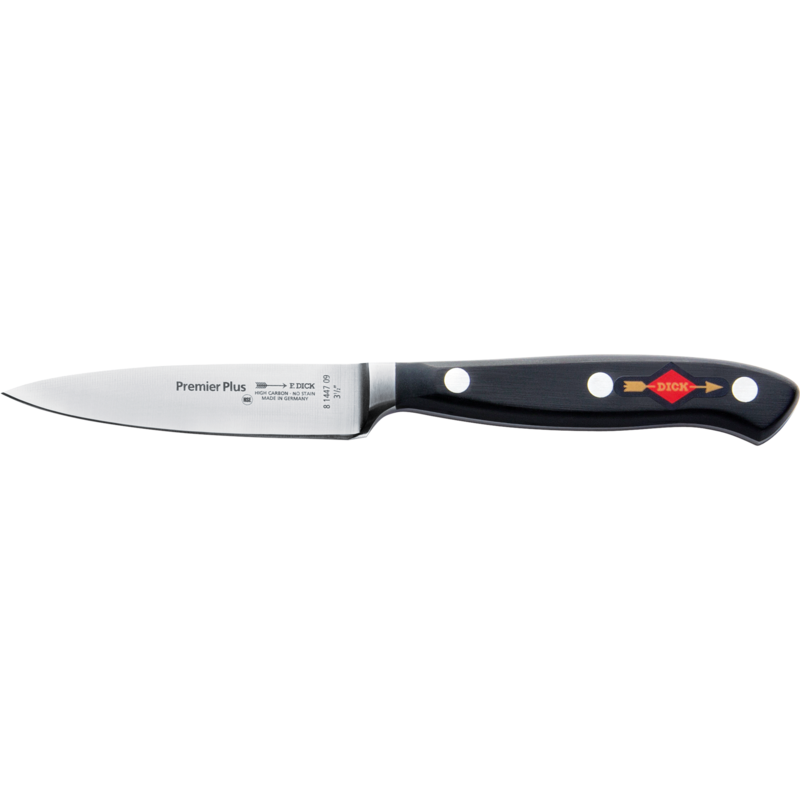 DICK Premier Plus Officemesser, 9cm Messer, schwarz/silber