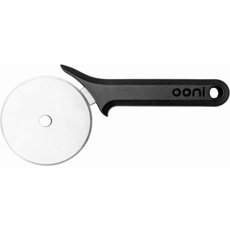 Ooni Pizza-Schneidrad Messer, schwarz/edelstahl
