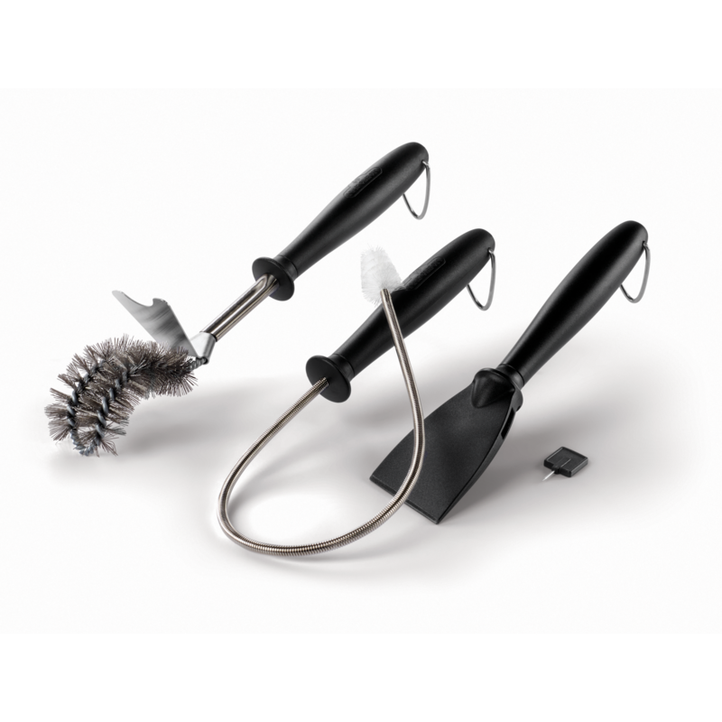 Napoleon 3-teiliges Gasgrill-Reinigungset Grill-Reinigungsbürste, schwarz