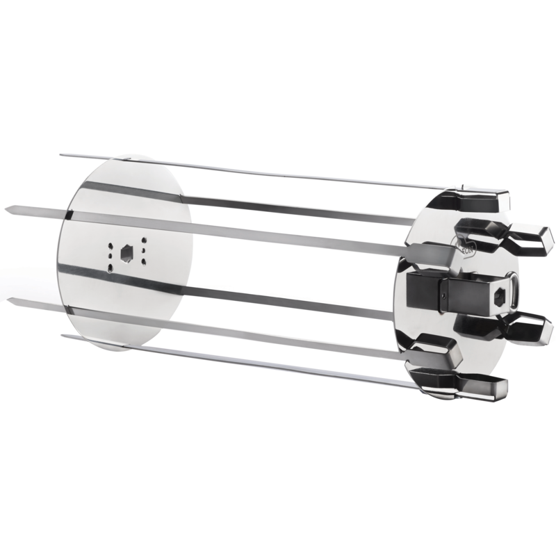 Napoleon Schaschlik-Set für Drehspieß Spieß, silber