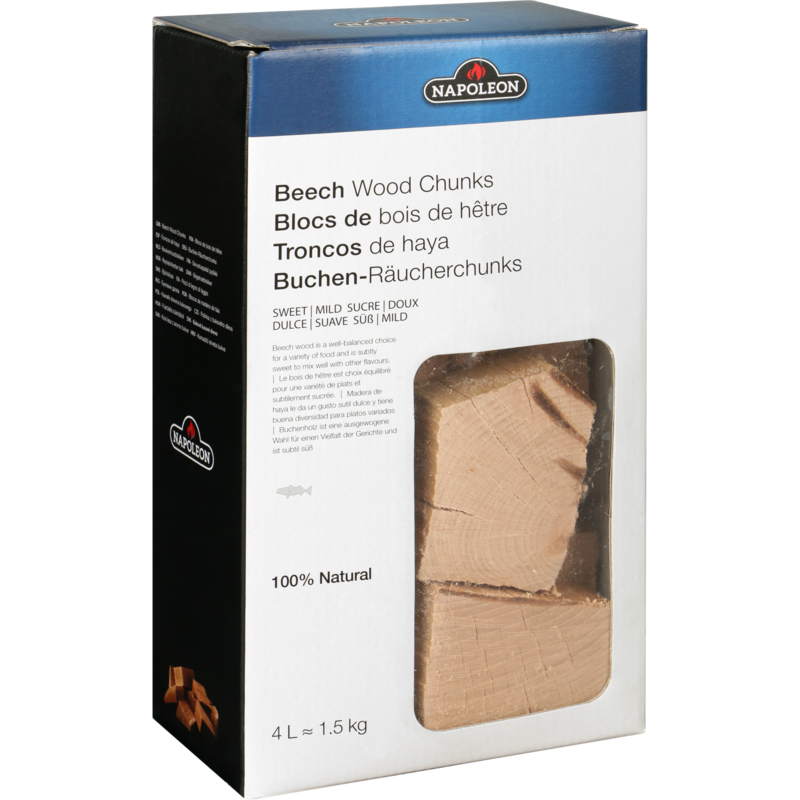 Napoleon Holz-Räucherchunks Buche Räucherchips, 1,5kg