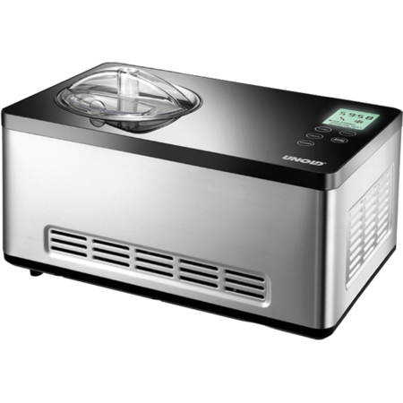 Unold Eismaschine Gusto, edelstahl/schwarz, für 2.000ml Eiscreme, 180 Watt