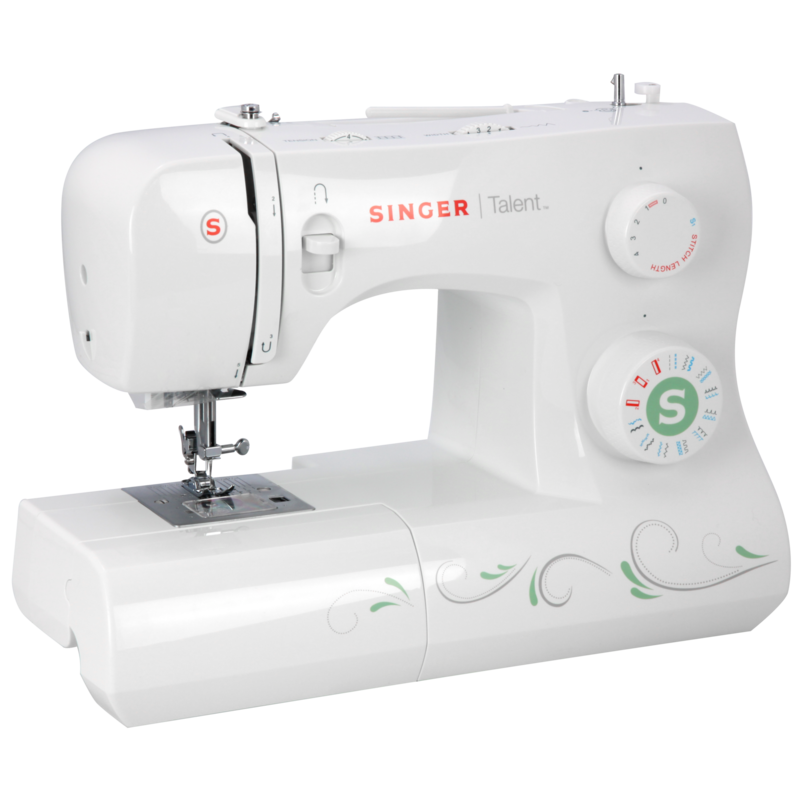 Singer Mechanische Nähmaschine Talent 3321, weiß