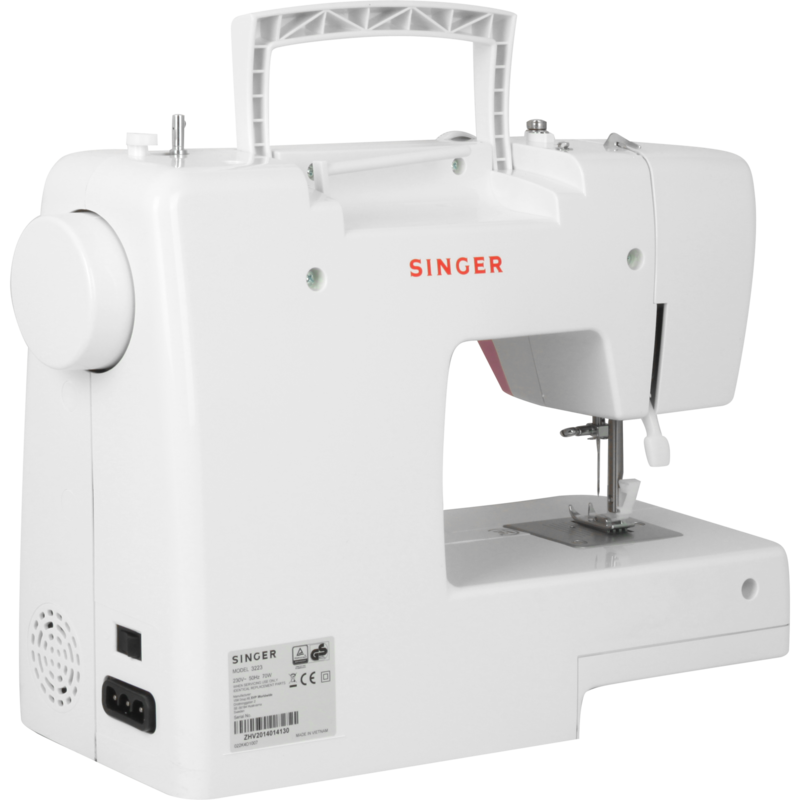 Singer Mechanische Nähmaschine Simple 3223, weiß/pink, Gebraucht