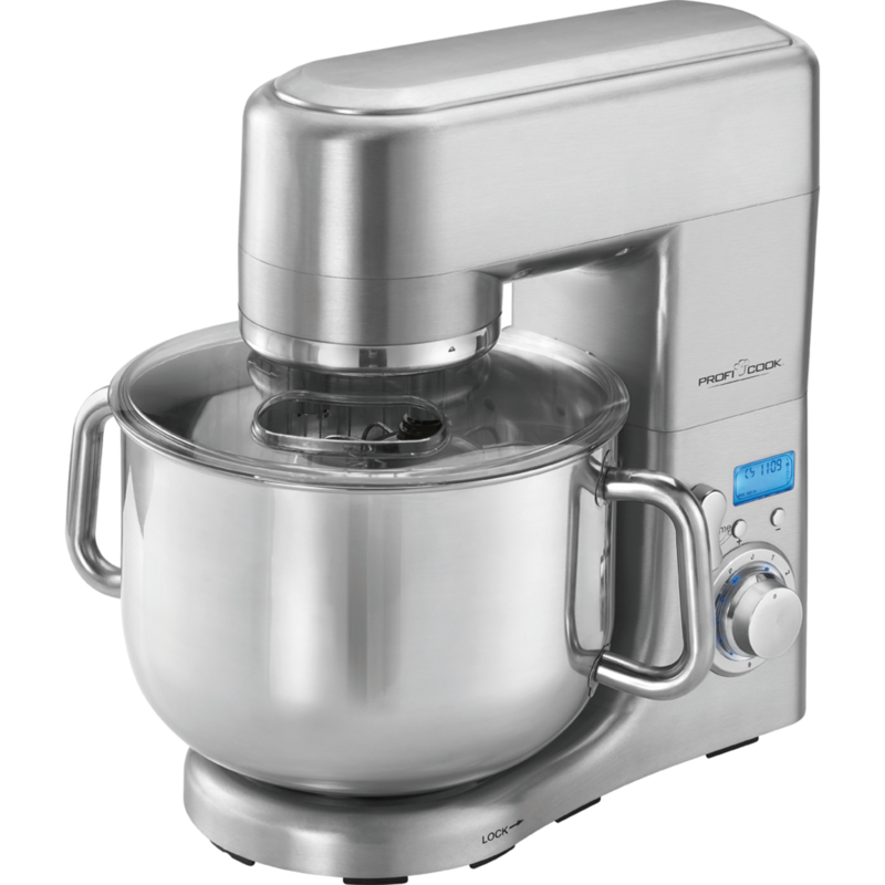ProfiCook Knetmaschine PC-KM 1096 Küchenmaschine, edelstahl, 1.500 Watt