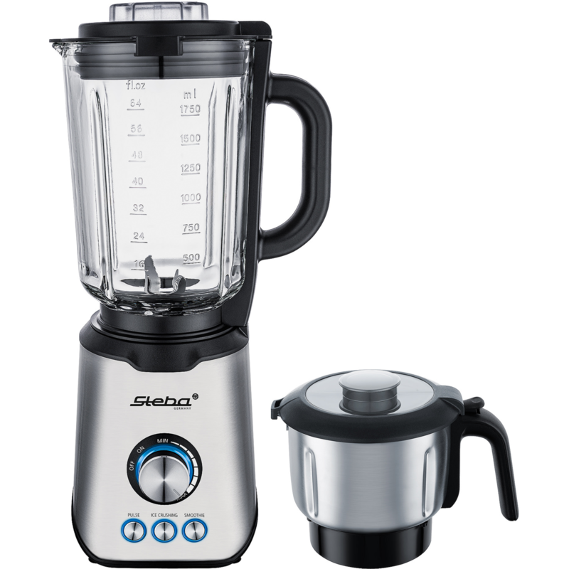 Steba MX 4 plus Standmixer, edelstahl (gebürstet)/schwarz