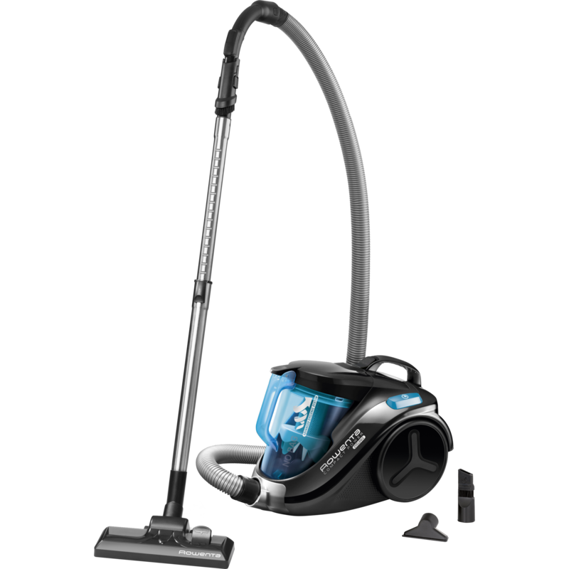 Rowenta Compact Power RO 3731EA Bodenstaubsauger, schwarz/blau