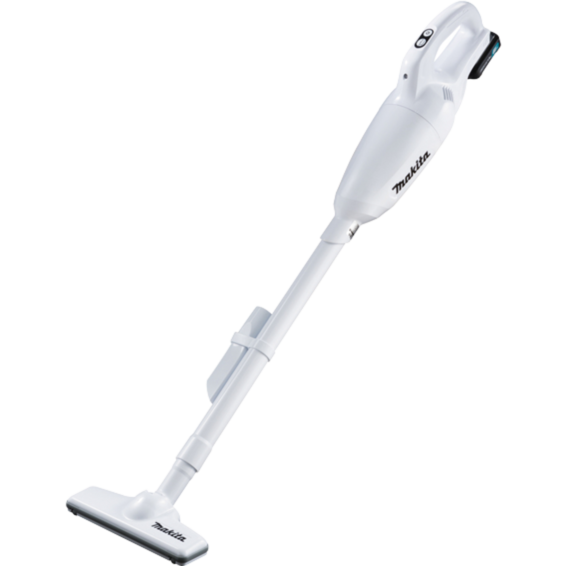 Makita CL108FDSAW, 12Volt Stielstaubsauger, weiß, Li-Ionen Akku 2Ah