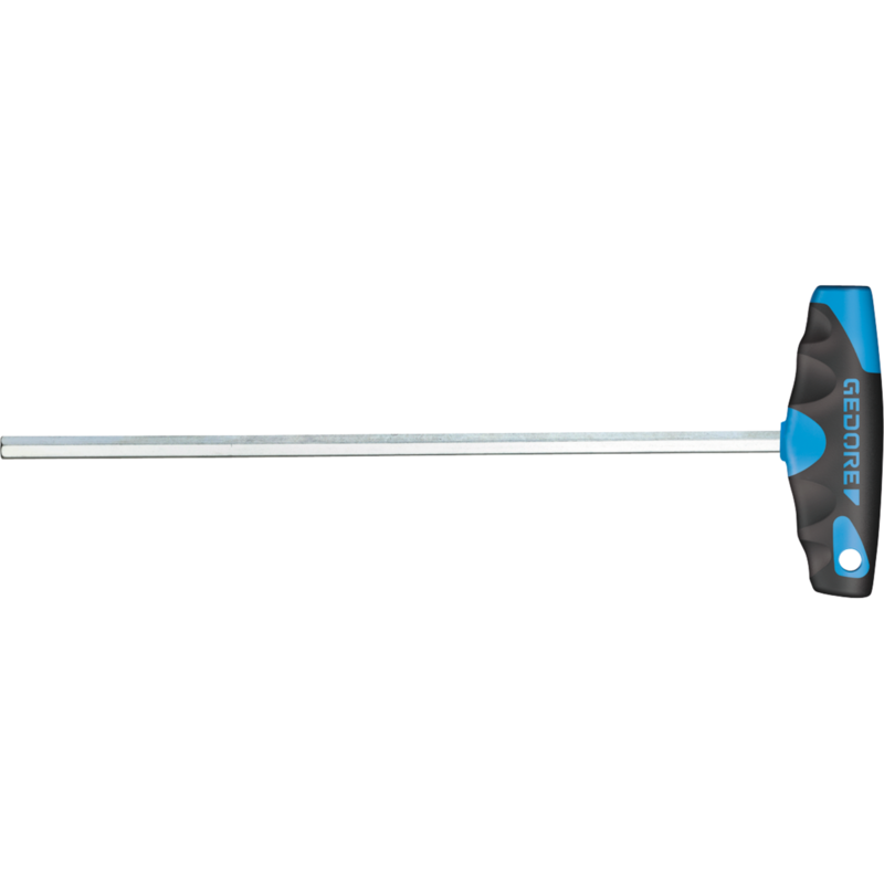 GEDORE Sechskant-Schraubendreher 2K-T-Griff, 5mm, blau/schwarz