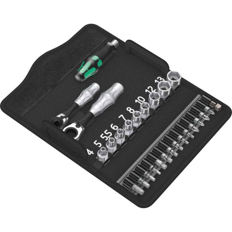 Wera Kraftform Kompakt Zyklop Mini 2 Satz Werkzeug-Set, incl. 2 Zyklop Mini