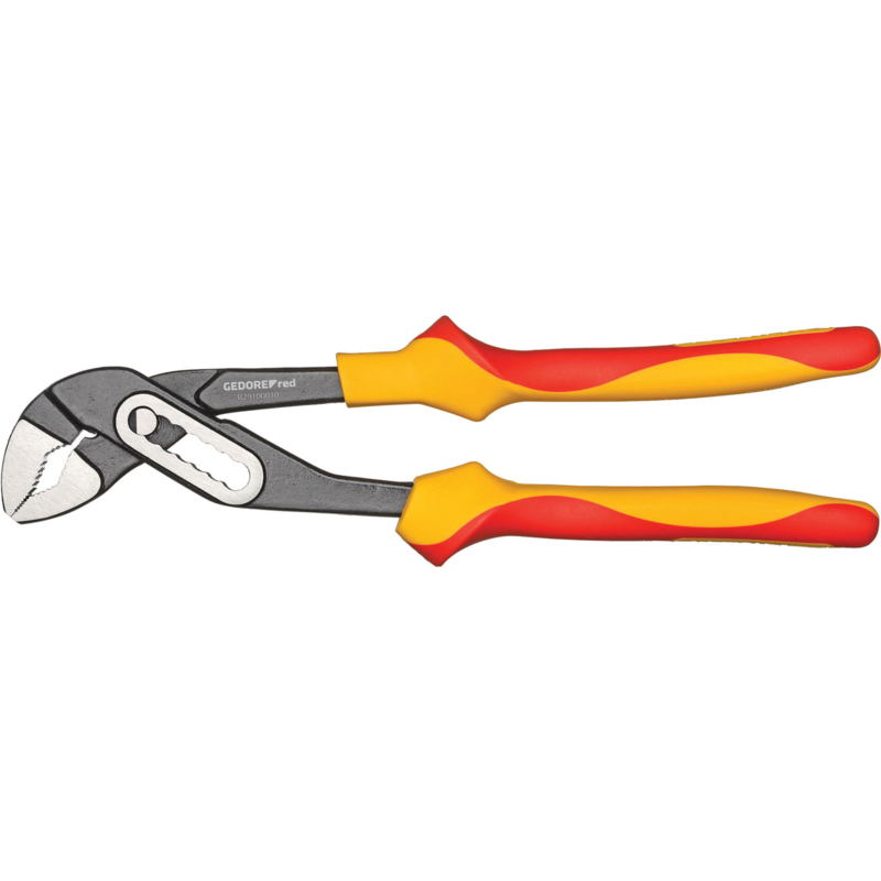 GEDORE Red VDE-Wasserpumpenzange, 7-fach verstellbar Rohr- / Wasserpumpen-Zange