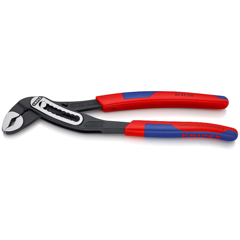 KNIPEX Alligator 88 02 250, 250mm Rohr- / Wasserpumpen-Zange, rot/blau