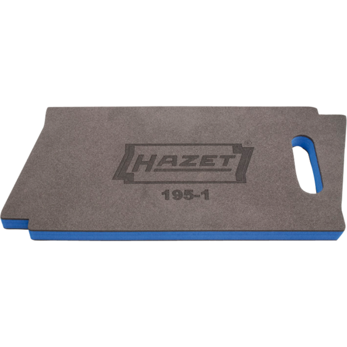 Hazet Kniebrett 195-1 Knieschutz, grau/blau, in HAZET-Logoform