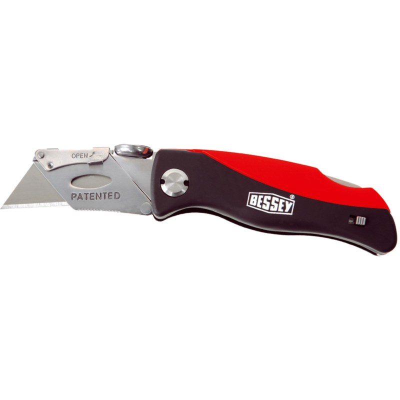 BESSEY Klingen-Klappmesser DBKPH-EU Messer, schwarz/rot