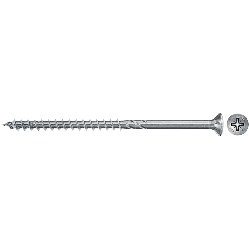 fischer Spanplattenschraube Power-Fast II 6,0x140 Senkkopf Schraube, 25 Stück