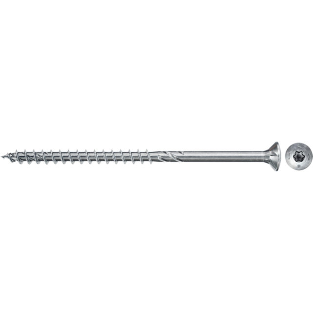 fischer Spanplattenschraube Power-Fast II 4,0x40 Senkkopf Schraube, 50 Stück