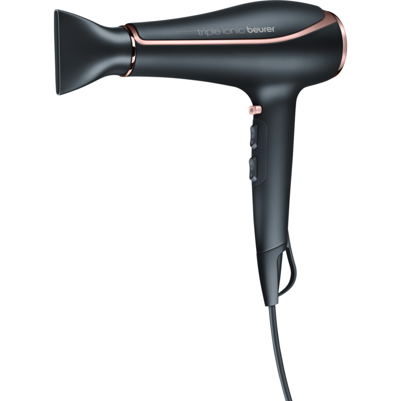 Beurer HC 80 Haartrockner, schwarz/roségold