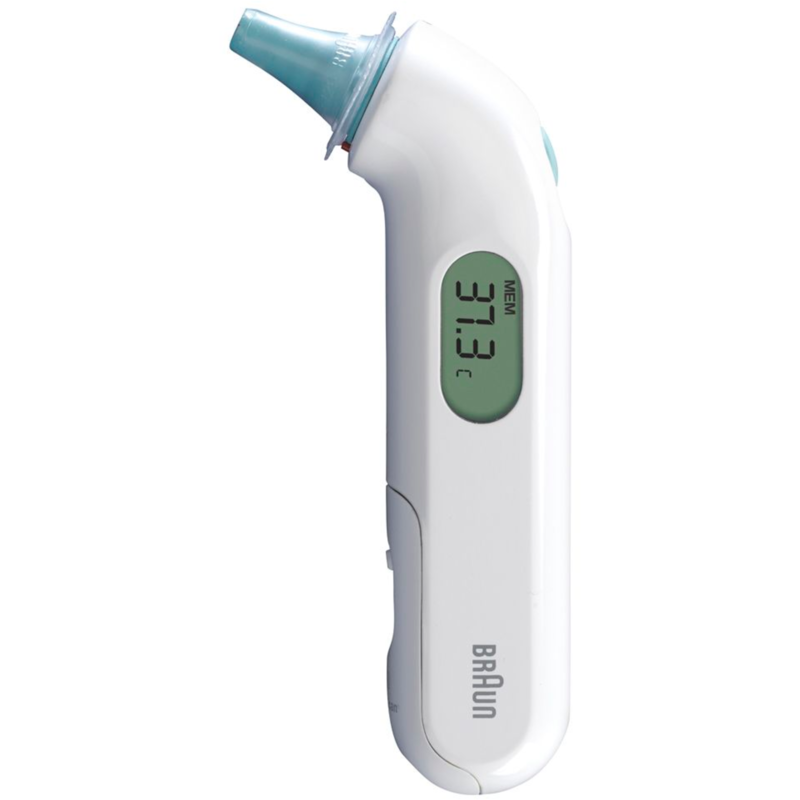Braun Fieberthermometer ThermoScan 3, weiß, Infrarot-Ohrthermometer