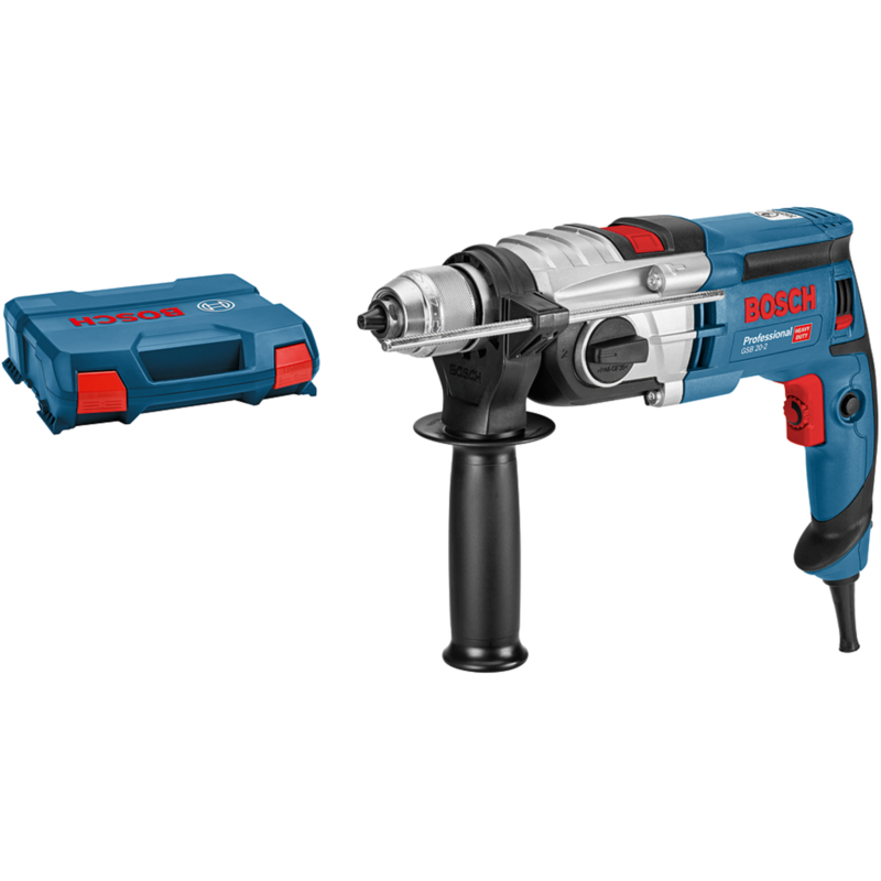 Bosch Professional Schlagbohrmaschine GSB 20-2 Professional, blau/schwarz, 850