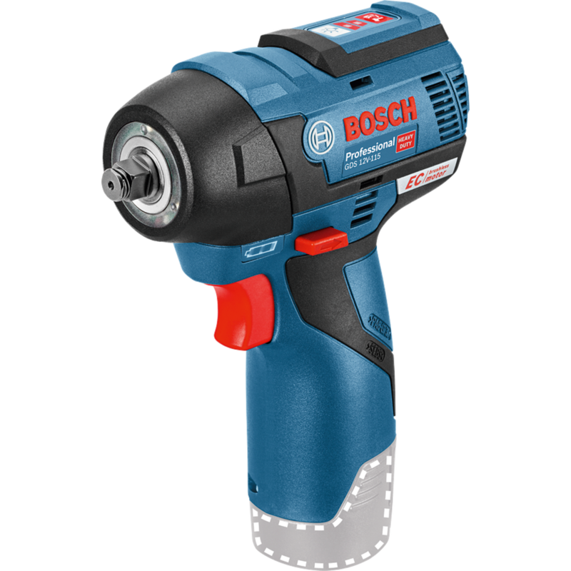 Bosch Professional Akku-Schlagschrauber GDS 12V-115 Professional solo, 12Volt