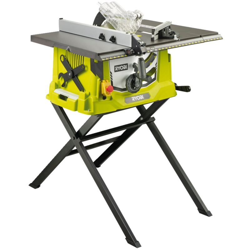 Ryobi Tischkreissäge RTS1800ES-G Handkreissäge, grün/schwarz, 1.800 Watt