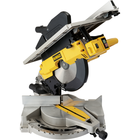 DEWALT Tisch-, Kapp-und Gehrungssäge D27113, gelb, 1.600 Watt