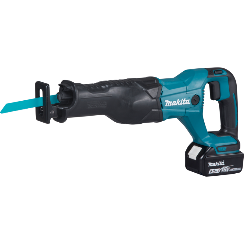 Makita Akku-Reciprosäge DJR186RT, 18 Volt Säbelsäge, blau/schwarz, Li-Ionen Akku