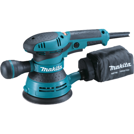 Makita Exzenterschleifer BO5041J, blau/schwarz, MAKPAC Gr.2