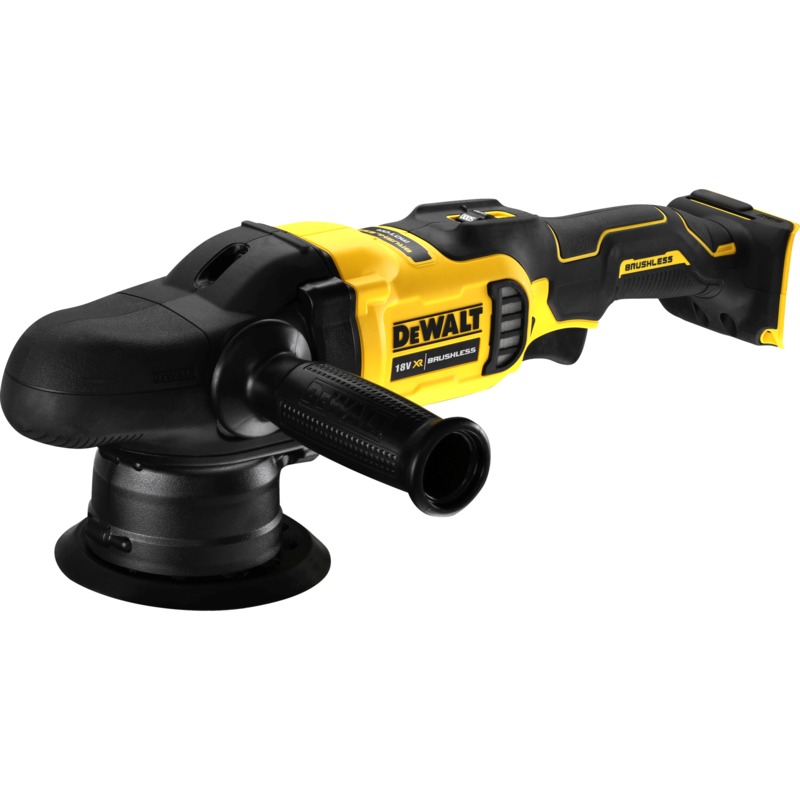 DEWALT Akku-Exzenterpolierer DCM848N, 18Volt Poliermaschine, gelb/schwarz, ohne