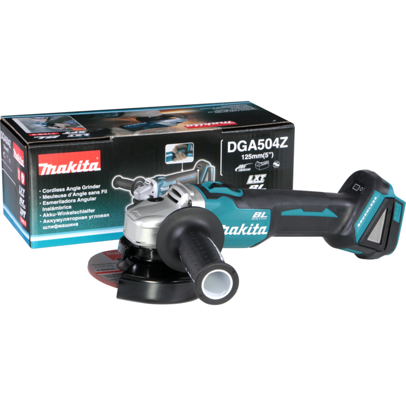 Makita Akku-Winkelschleifer DGA504Z, 18Volt, blau/schwarz, ohne Akku und